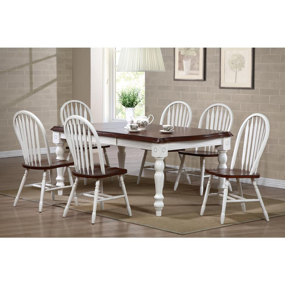 Andrews Windsor Arrowback Dining Side Chair. Picture 2
