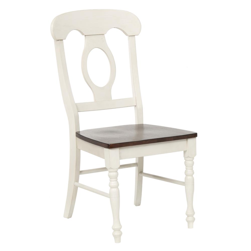 Andrews 3 Piece 42" Round Extendable Drop Leaf Dining Table Set. Picture 5