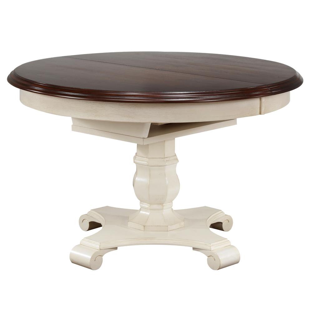 Andrews 8 Piece 48" Round or 66" Oval Extendable Dining Set. Picture 4