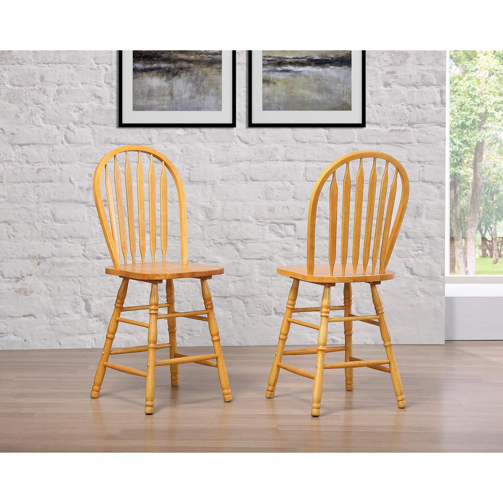 Selections Arrowback Windsor 24" Barstool. Picture 2