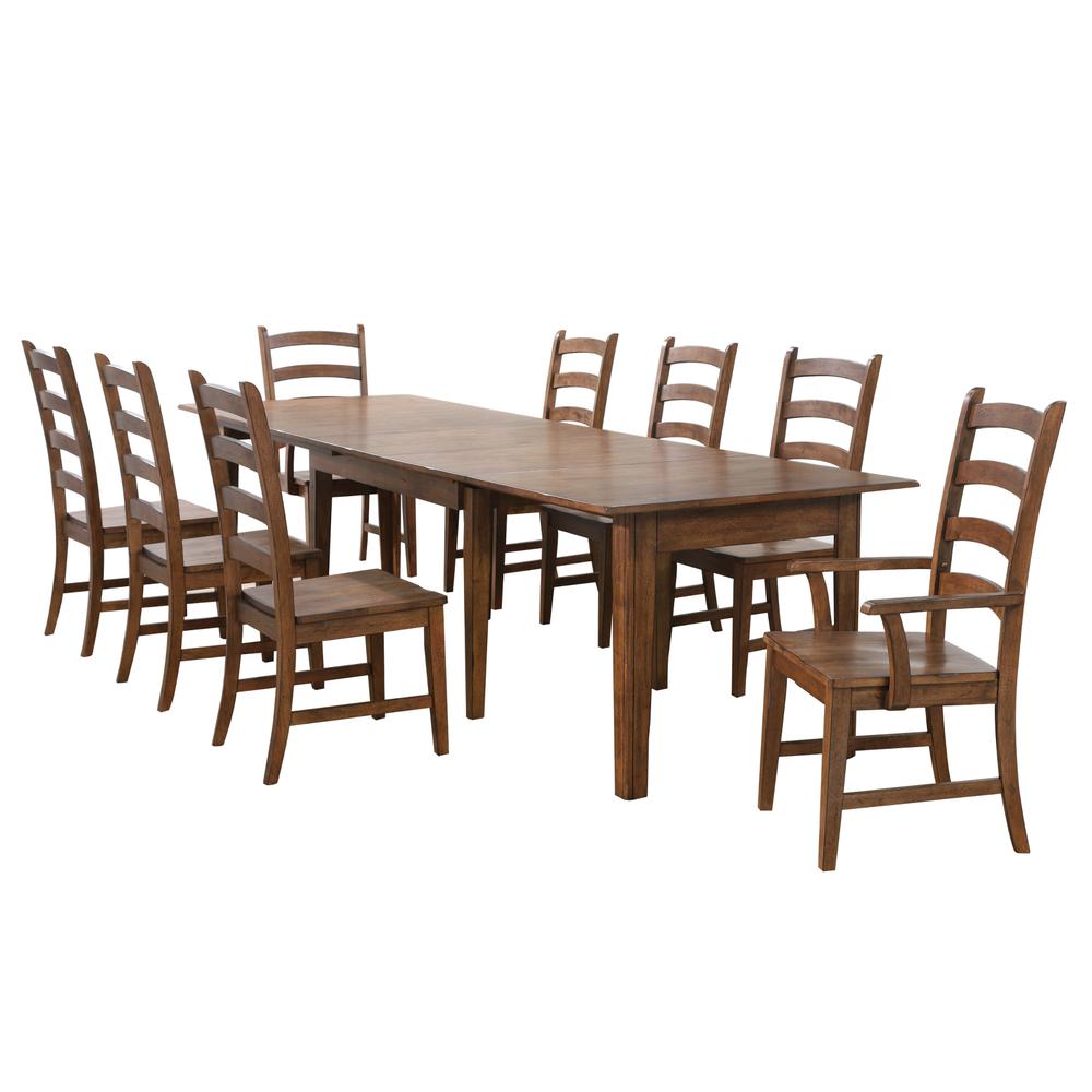 Simply Brook 134" Rectangular Extendable Dining Table. Picture 17
