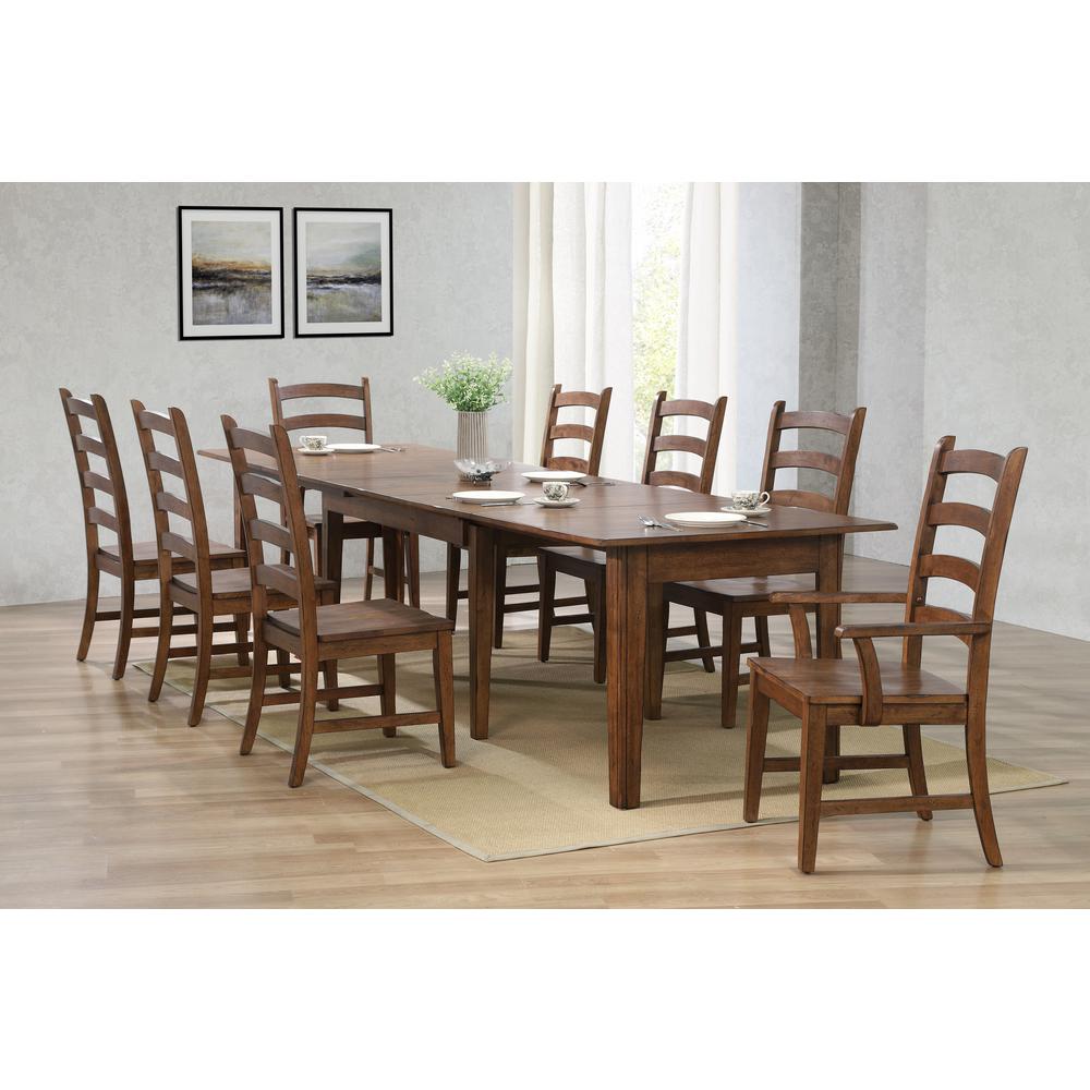 Simply Brook 134" Rectangular Extendable Dining Table. Picture 46