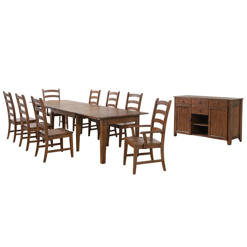 Simply Brook 134" Rectangular Extendable Dining Table. Picture 21