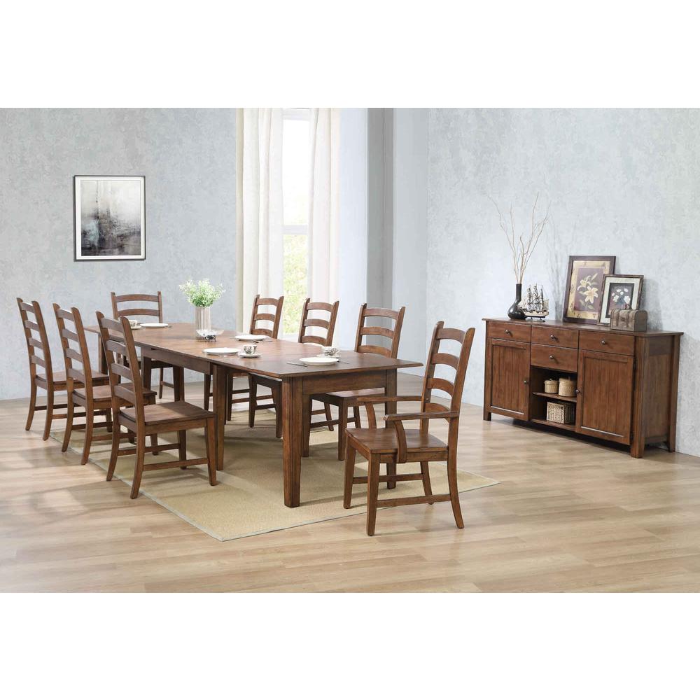 Simply Brook 134" Rectangular Extendable Dining Table. Picture 37