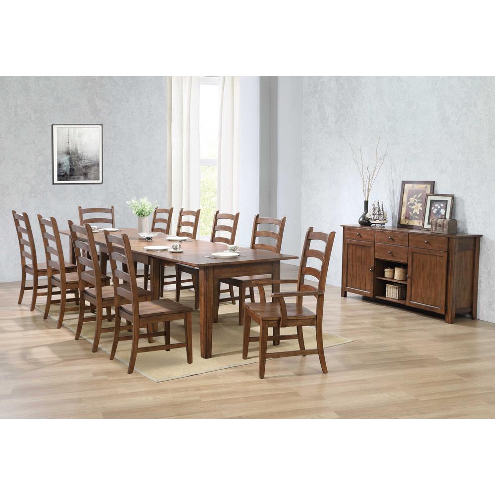 Simply Brook 134" Rectangular Extendable Dining Table. Picture 40