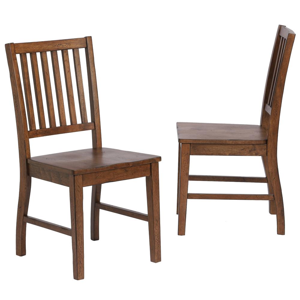 Simply Brook 5 Piece 60" Rectangular Table Dining Set. Picture 5