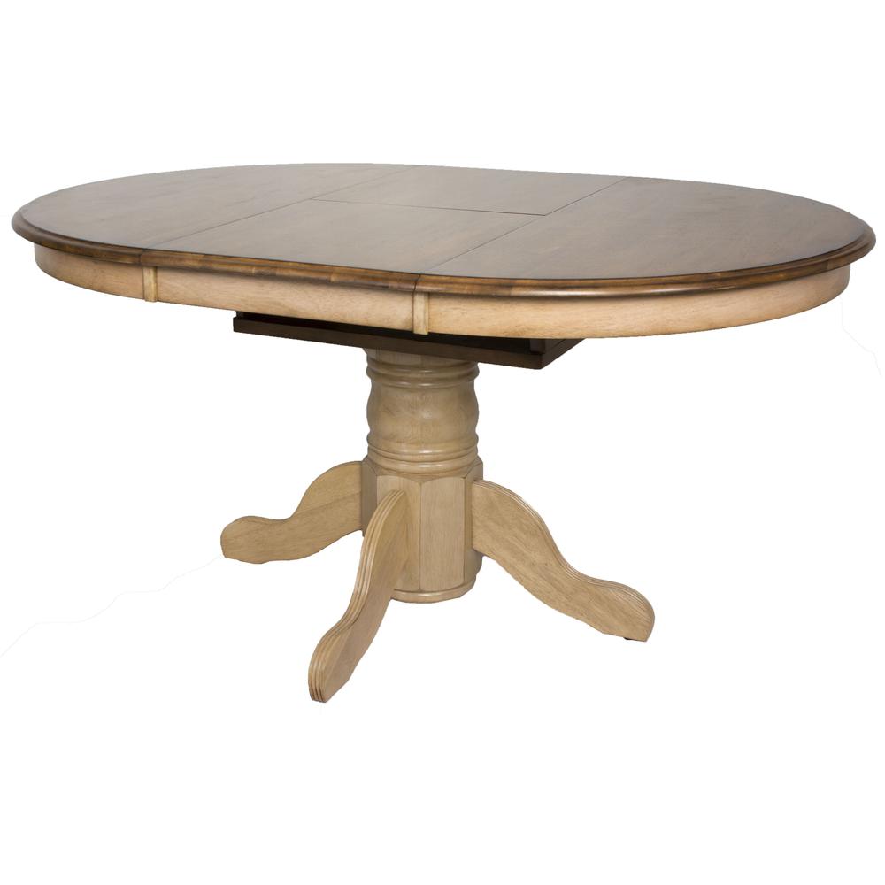 Brook 7 Piece 42" Round or 60" Oval Extendable Dining Set. Picture 5