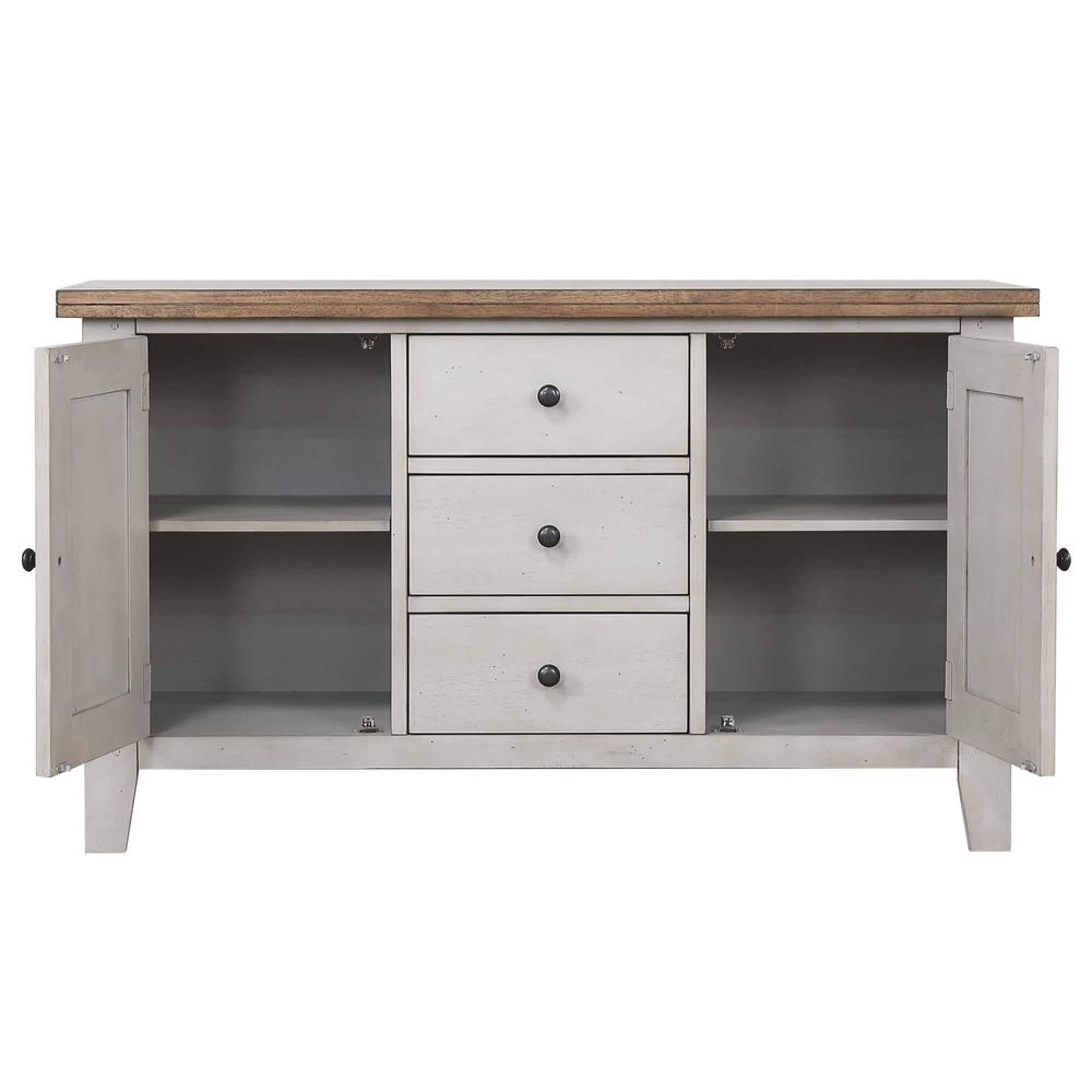 Country Grove 6 Piece 42" Round to 60" Oval Extendable Pub Table Set. Picture 4