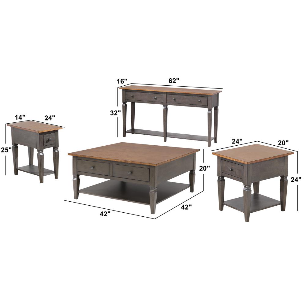 Square Coffee Table Set | End Table | Lamp Table | Sofa Table. Picture 3