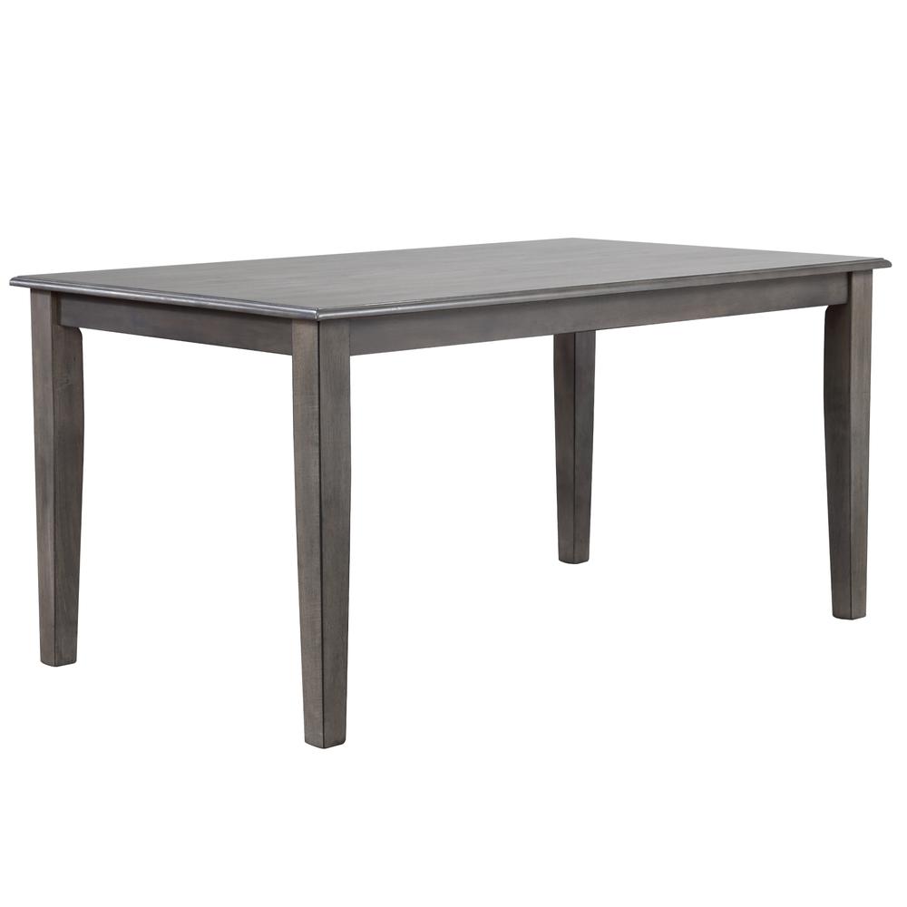 Shades of Gray 60" Rectangular Dining Table. Picture 9