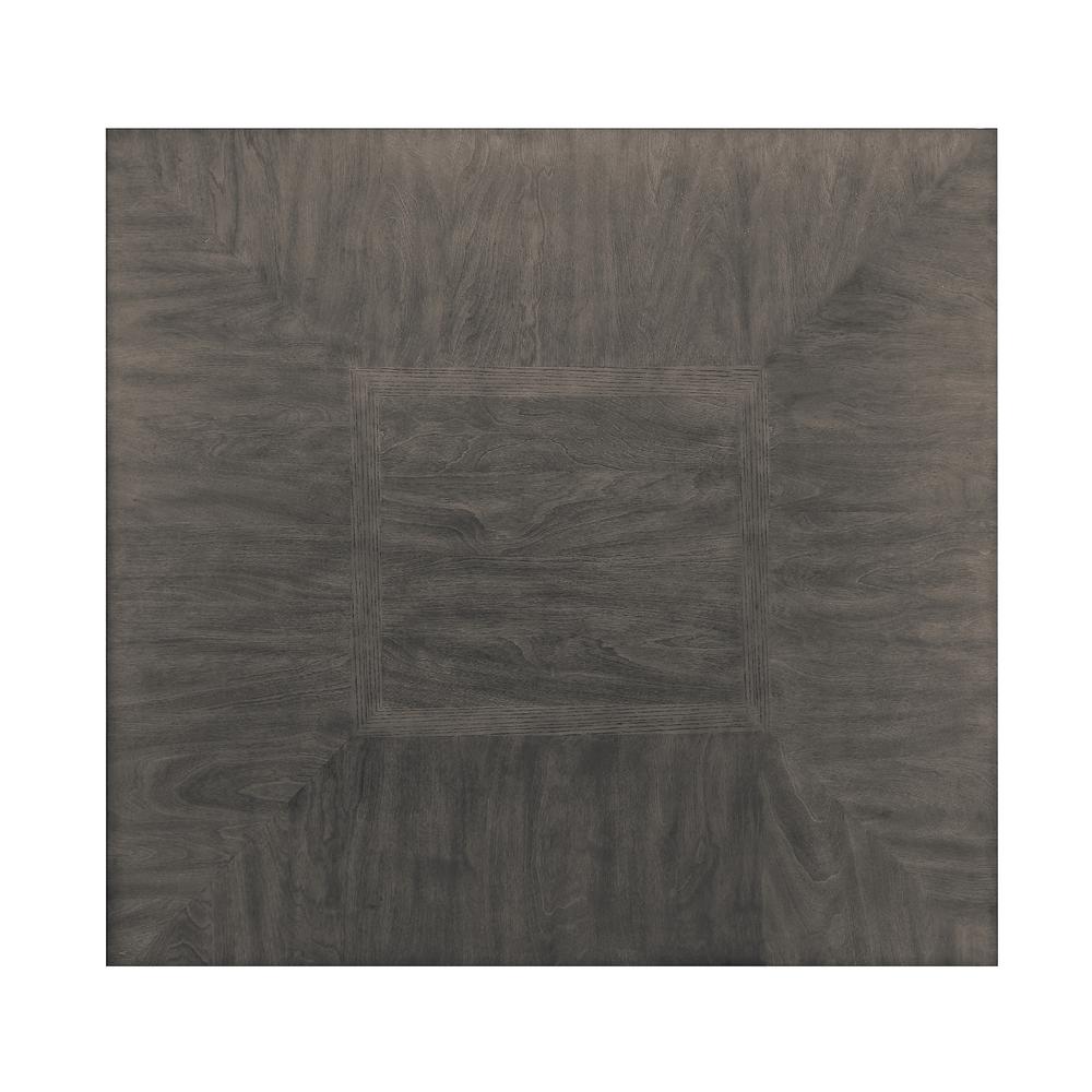 Shades of Gray 45" Square Pub Table with Storage Shelf. Picture 6