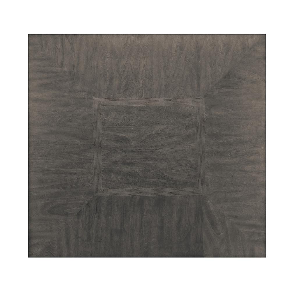 Shades of Gray 45" Square Pub Table with Storage Shelf. Picture 7