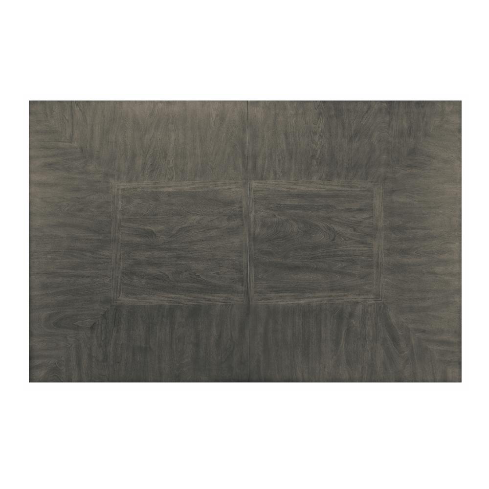 Shades of Gray 9 Piece 82" Rectangular Extendable Dining Set. Picture 2