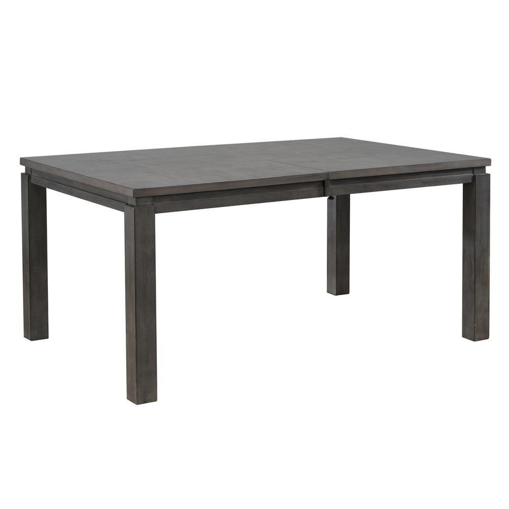 Shades of Gray 9 Piece 82" Rectangular Extendable Dining Set. Picture 1