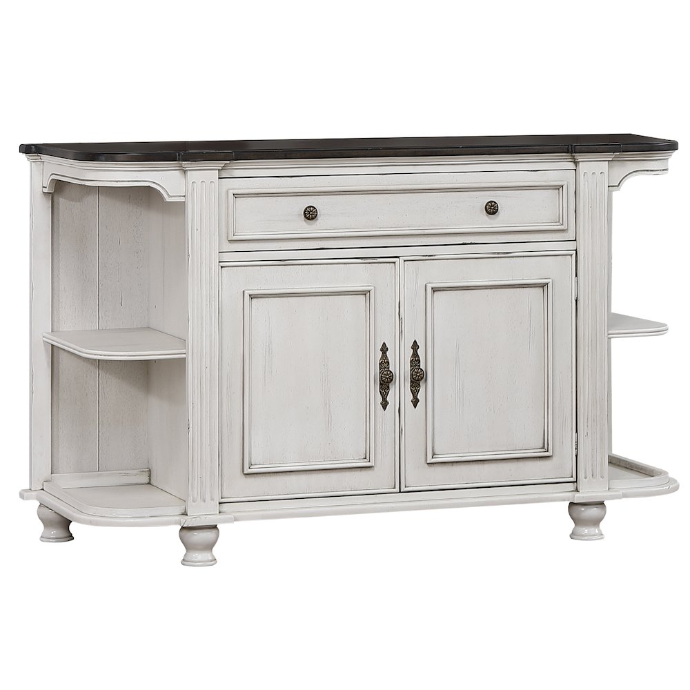French Chic Sideboard with Storage Cabinet and Drawer. Picture 1