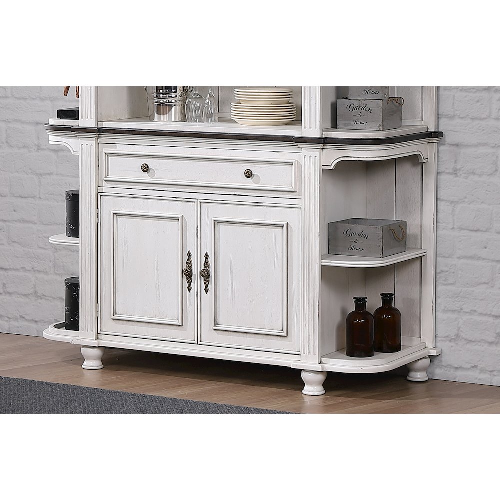 French Chic Sideboard with Storage Cabinet and Drawer. Picture 8