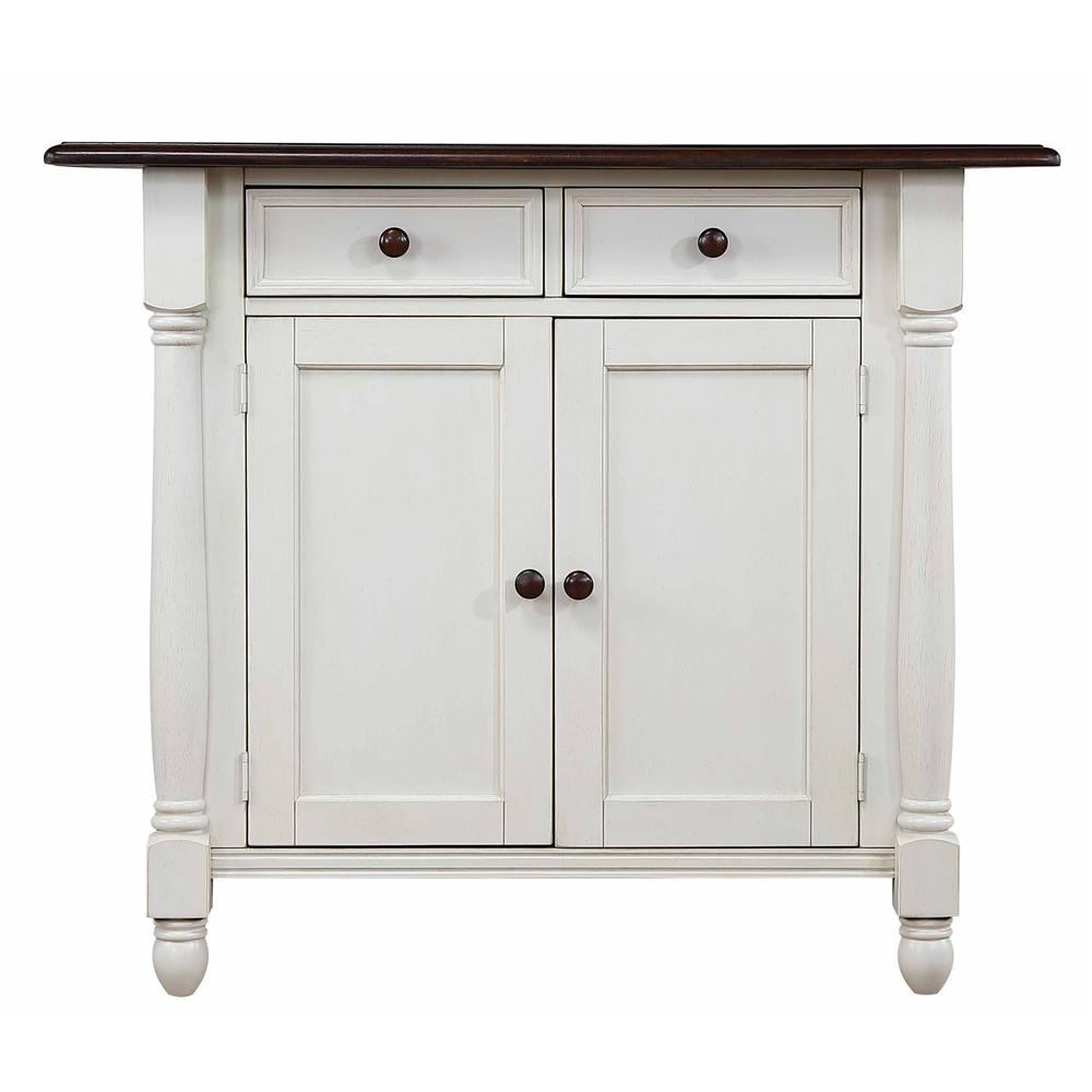 Kitchen Island with Counter Height Stools with Arms. Picture 2