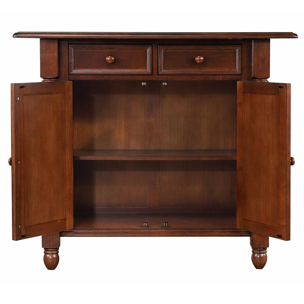 Drop Leaf Kitchen Island with Counter Height Stools with Arms. Picture 6