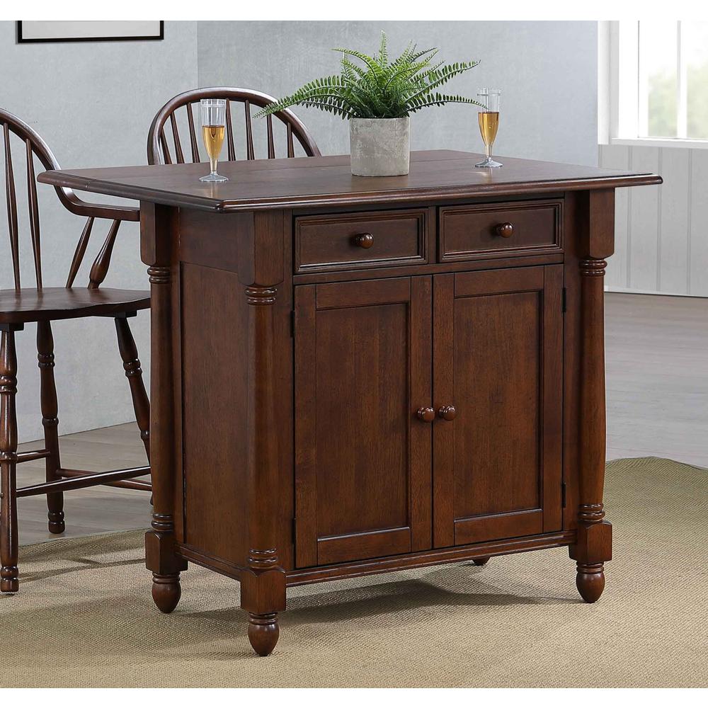 Andrews Drop Leaf Kitchen Island. Picture 4