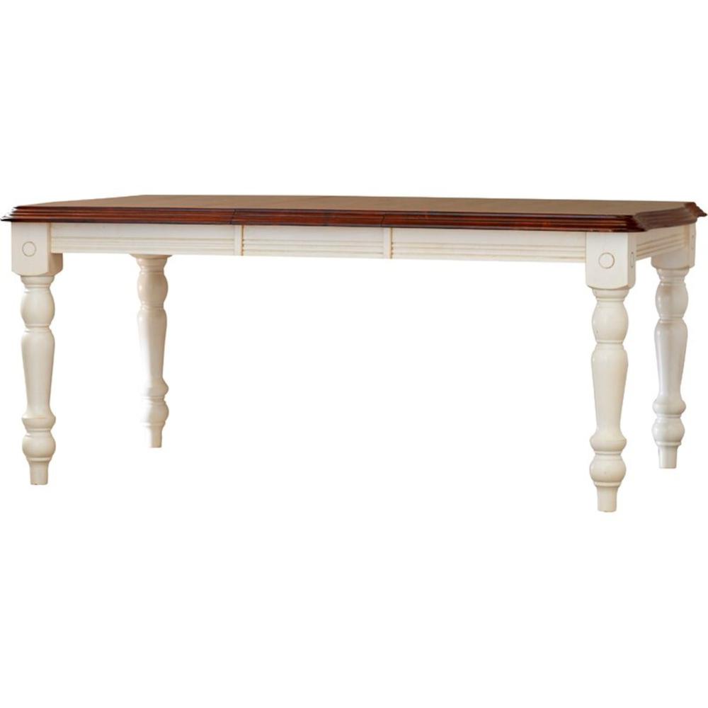 Andrews 56-72" Rectangular Extendable Dining Table. Picture 6