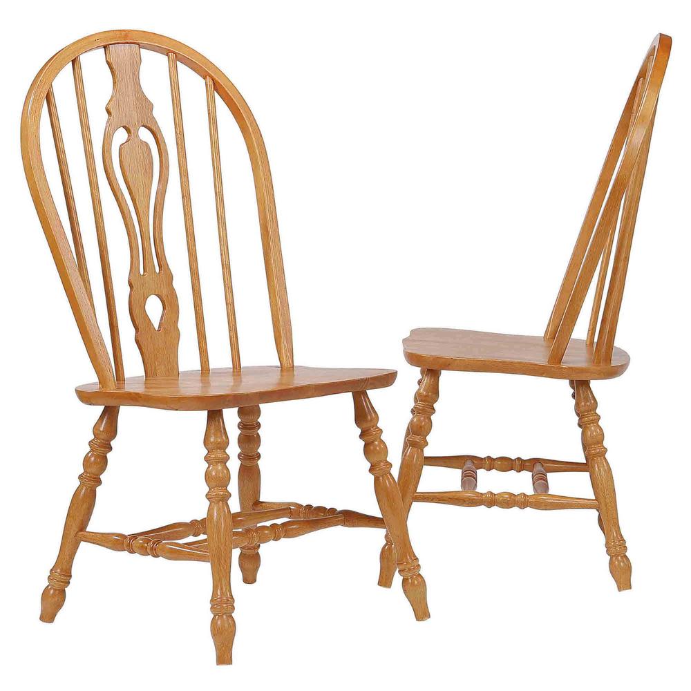 Dining Set with 4 Keyhole Windsor Chairs. Picture 4