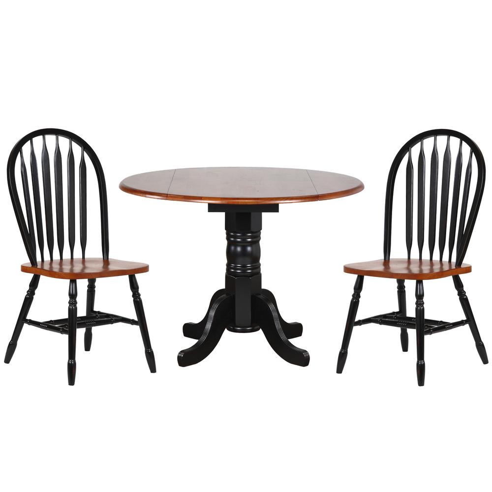 Dining Set with 2 Arrowback Windsor Chairs. Picture 4