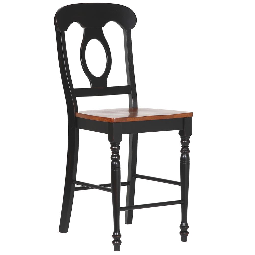 Drop Leaf Pub Table Set with 2 Napoleon Stools. Picture 4