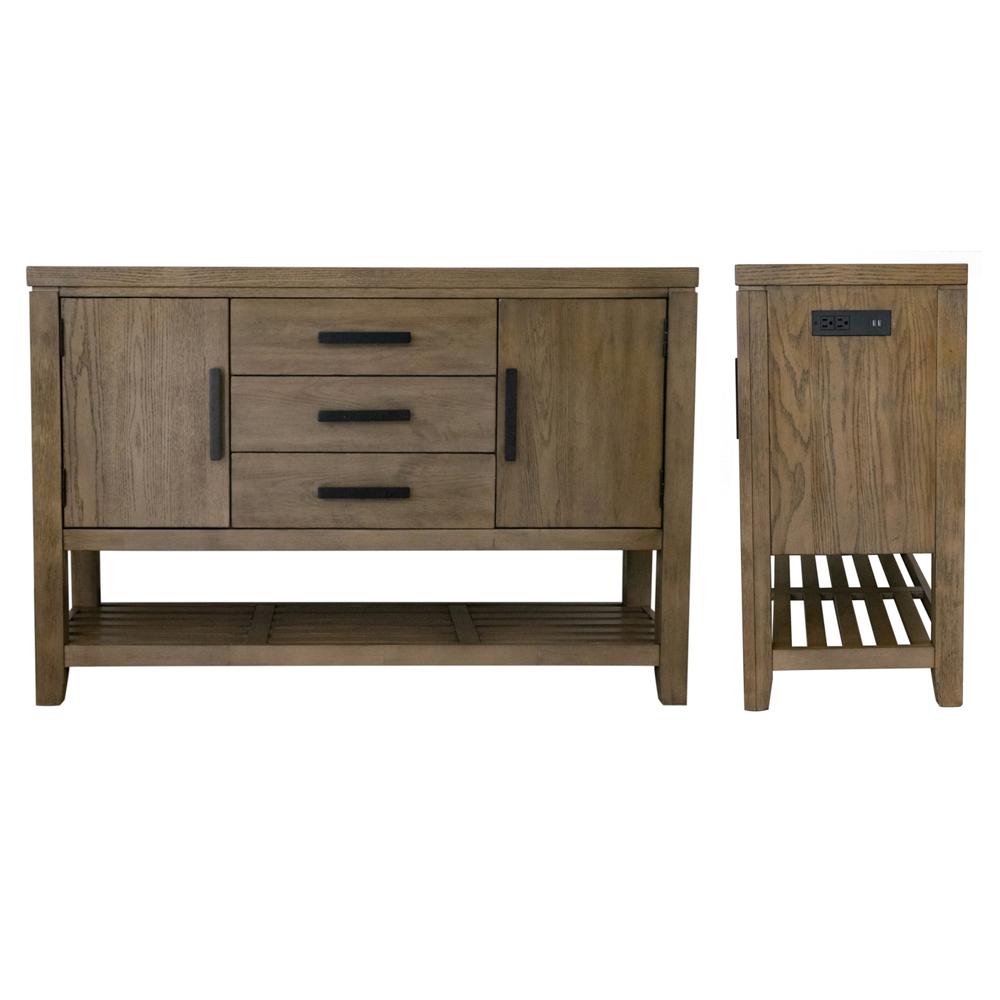 Saunders 8PC Extendable Dining Table Set. Picture 6