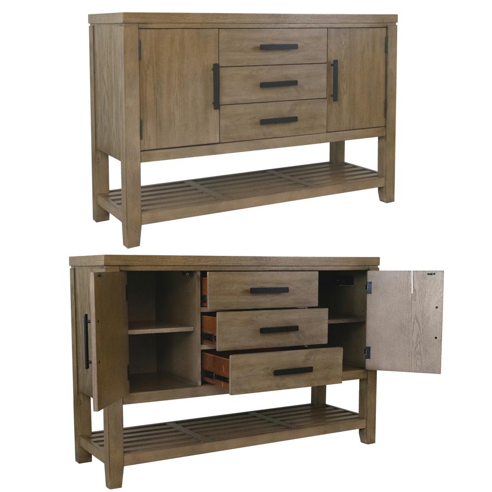 Saunders 8PC Extendable Dining Table Set. Picture 7