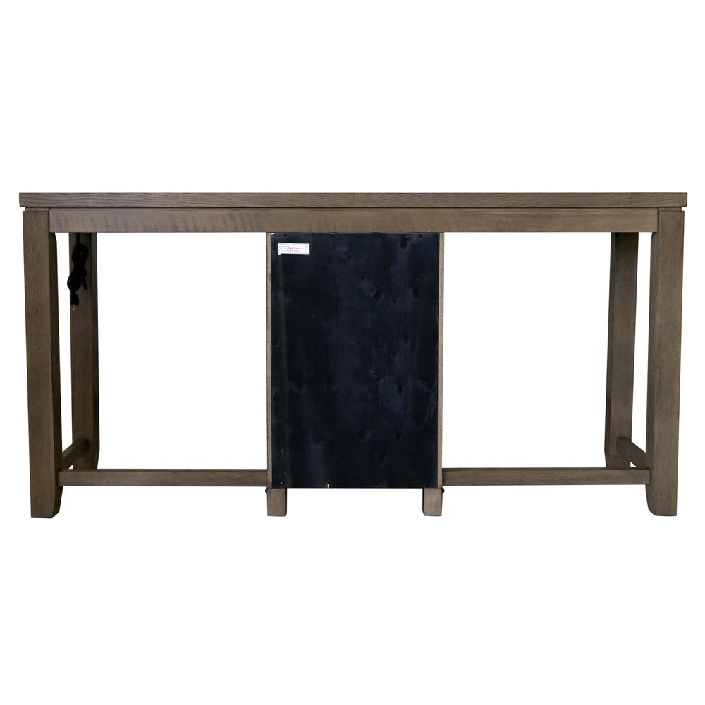 Saunders 71" Narrow Bar Console Sofa Table with Charging Station. Picture 7