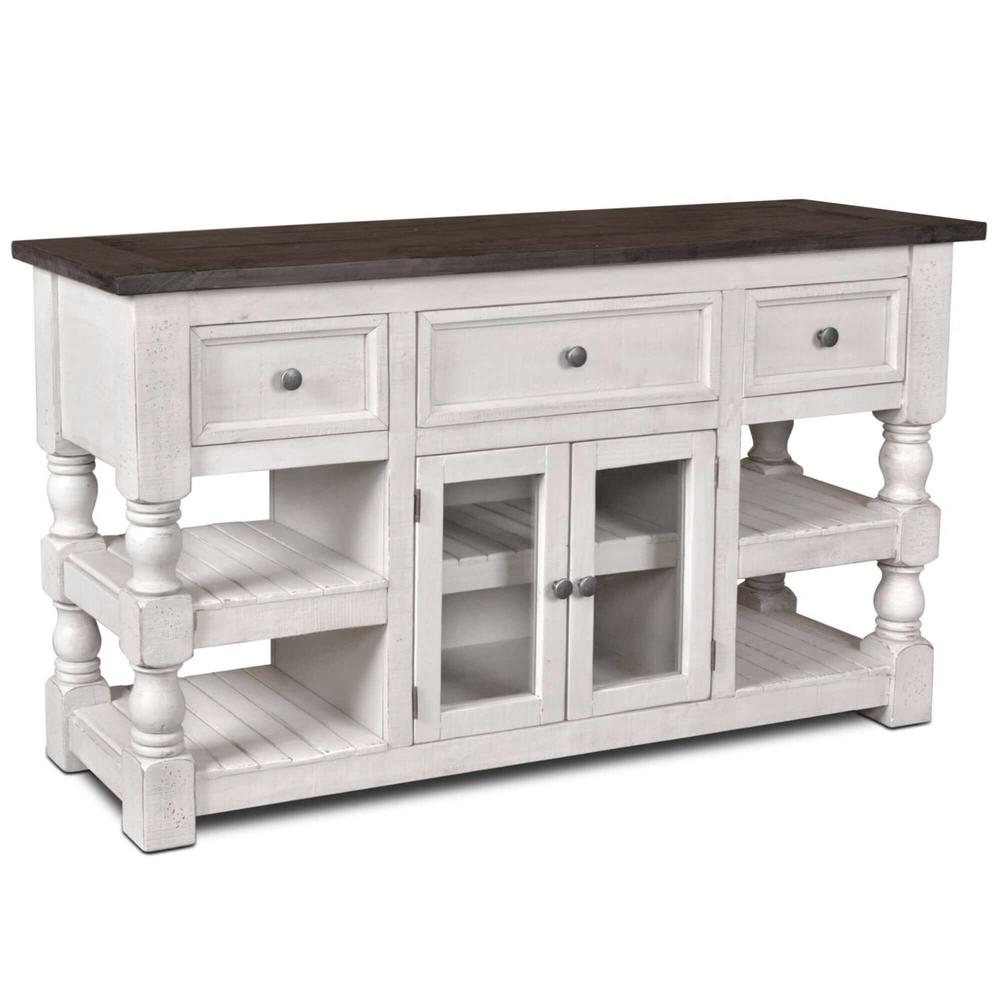 Rustic French 60" Console. Picture 1