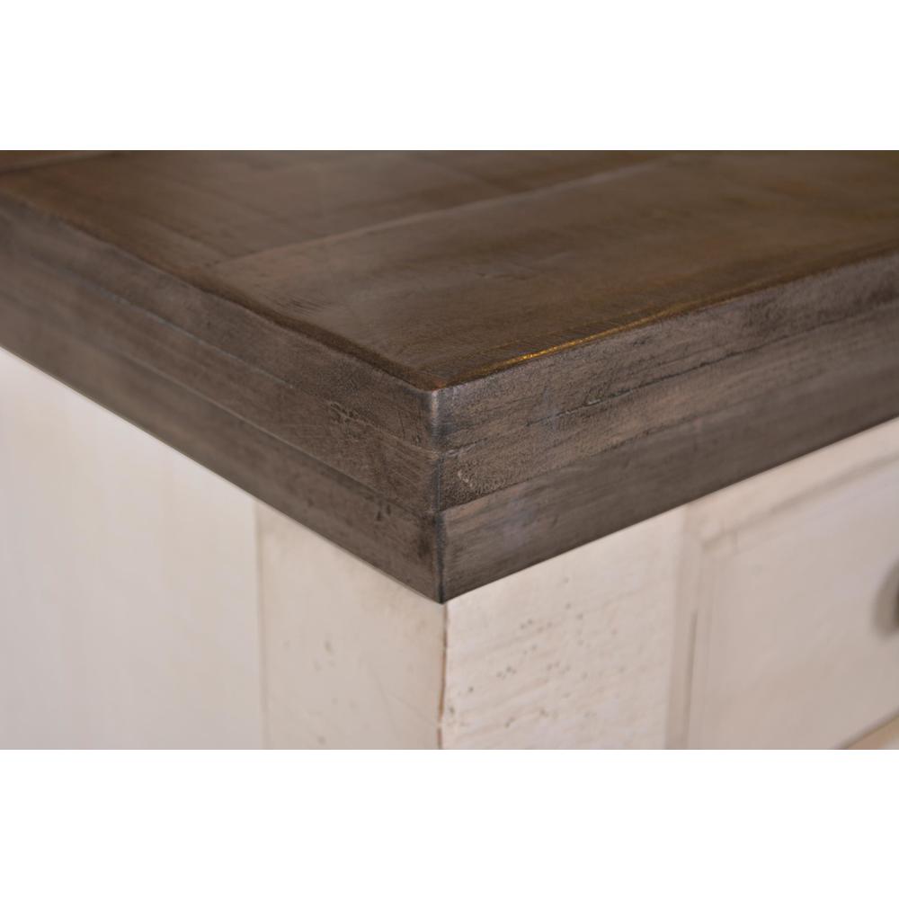 Rustic French 6 Drawer Double Dresser. Picture 3