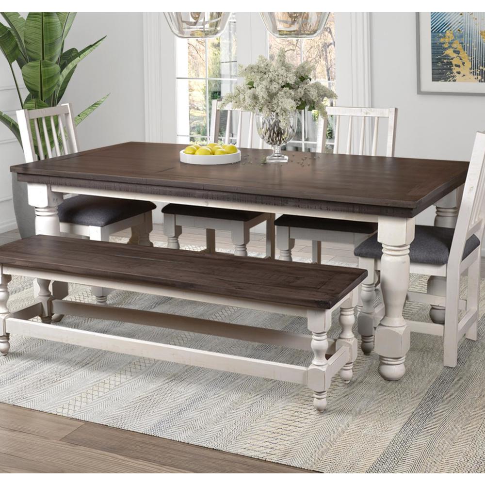 Rustic French 78" Rectangular Dining Table. Picture 2
