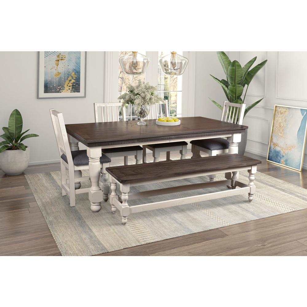 Rustic French 78" Rectangular Dining Table. Picture 7