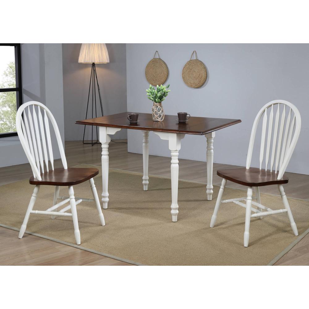 Andrews 3 Piece 34-48" Rectangular Dining Set. Picture 8