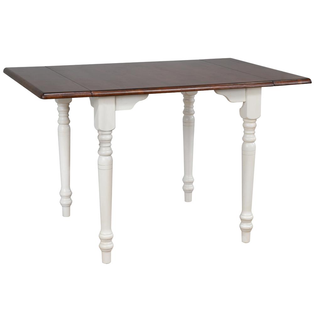Andrews 34-48" Rectangular Extendable Drop Leaf Dining Table. Picture 1