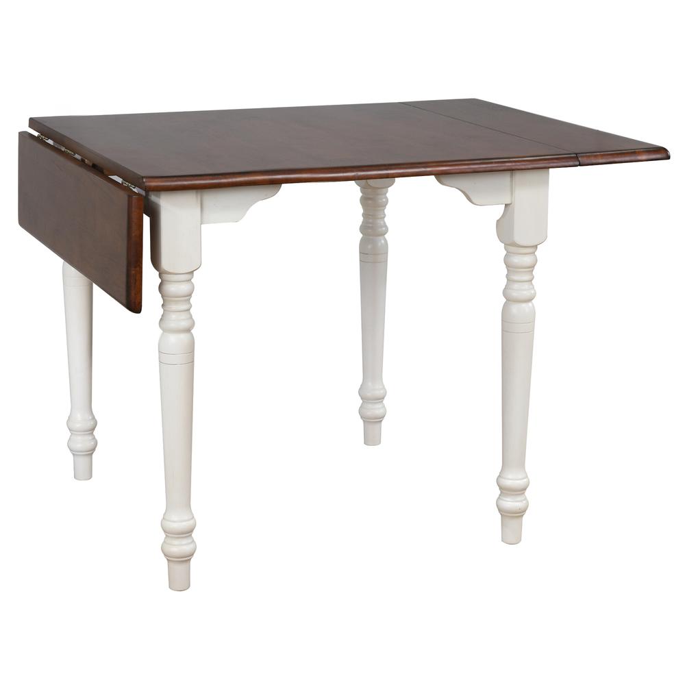 Andrews 34-48" Rectangular Extendable Drop Leaf Dining Table. Picture 2