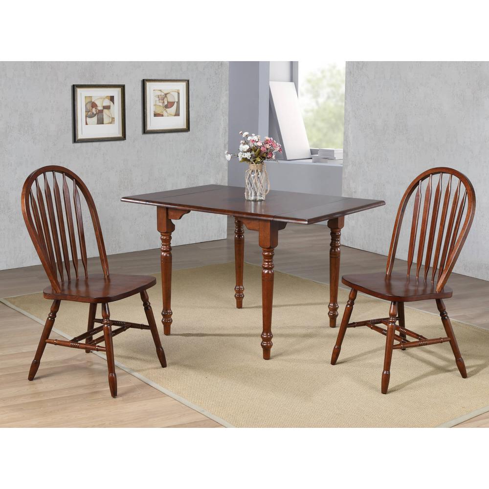 Andrews 34-48" Rectangular Extendable Drop Leaf Dining Table. Picture 4
