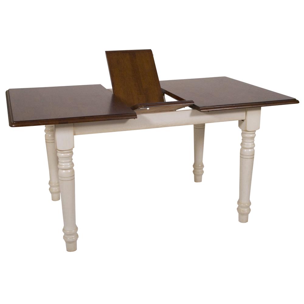 Andrews 5 Piece 60" Rectangular Extendable Dining Set. Picture 3