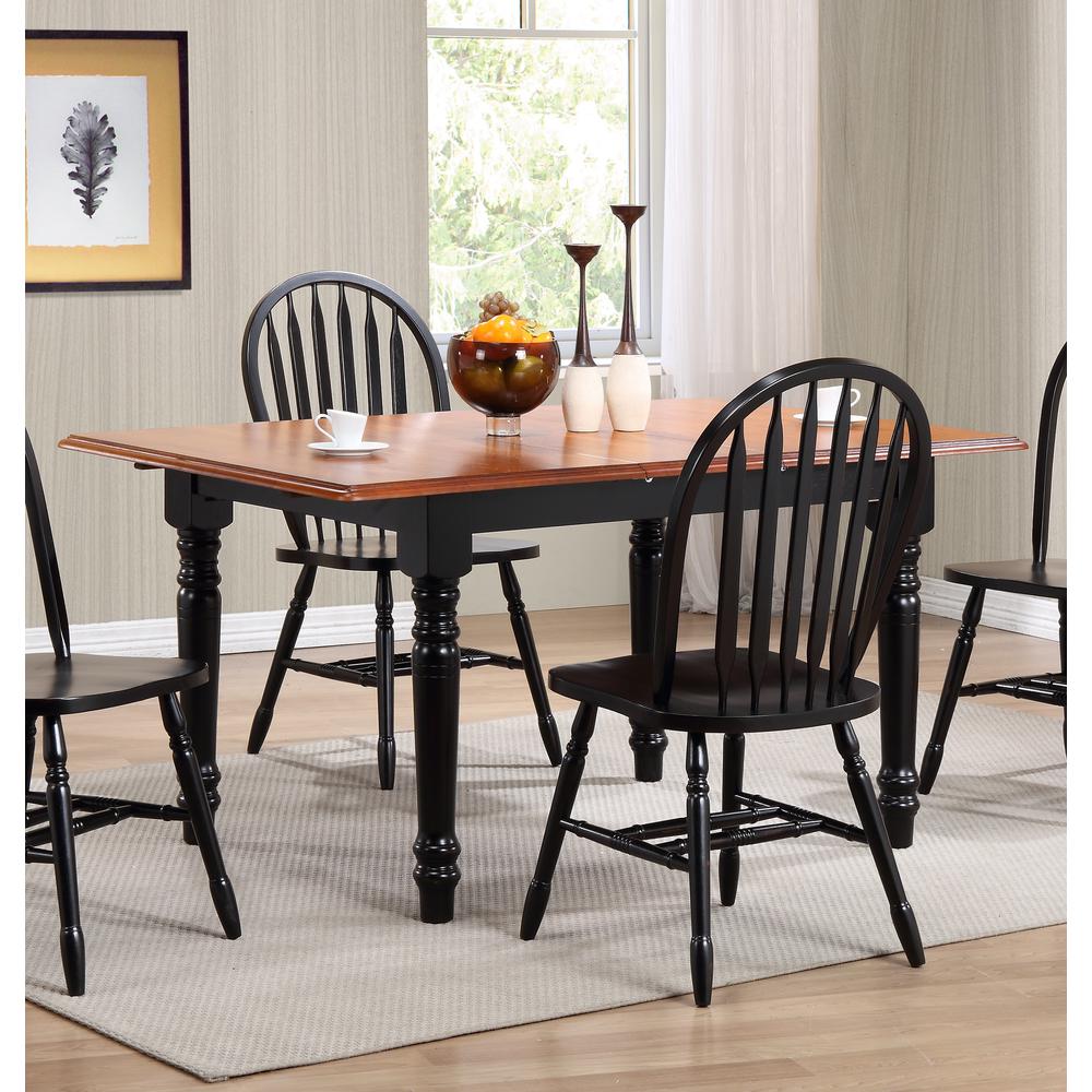 Selections 48-60" Rectangular Extendable Butterfly Leaf Dining Table. Picture 3