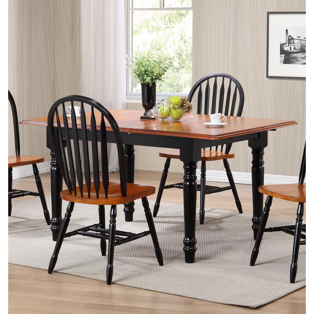 Selections 48-60" Rectangular Extendable Butterfly Leaf Dining Table. Picture 4