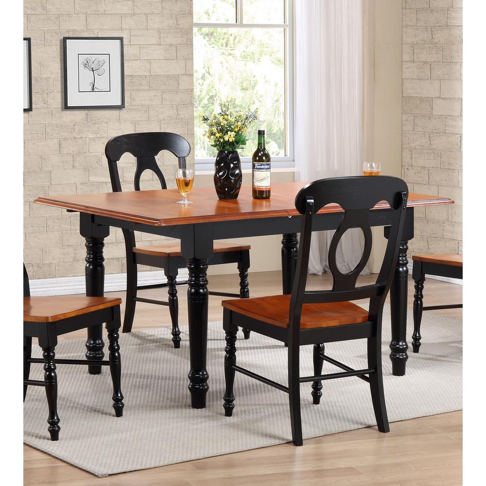 Selections 48-60" Rectangular Extendable Butterfly Leaf Dining Table. Picture 5
