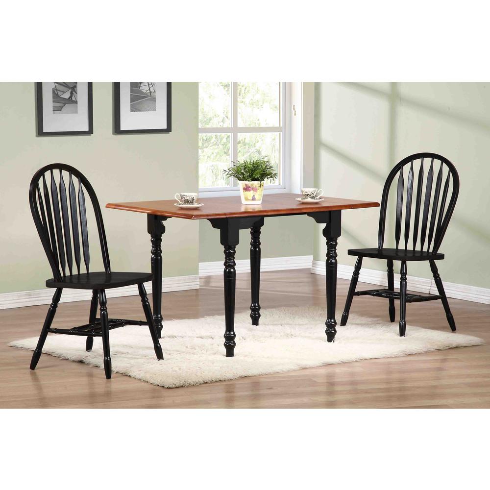 Selections 34-48" Rectangular Extendable Drop Leaf Dining Table. Picture 2