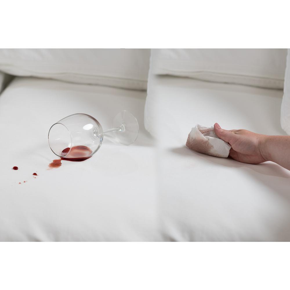 Horizon Slipcovered Swivel Rocking Chair and Ottoman. Picture 6