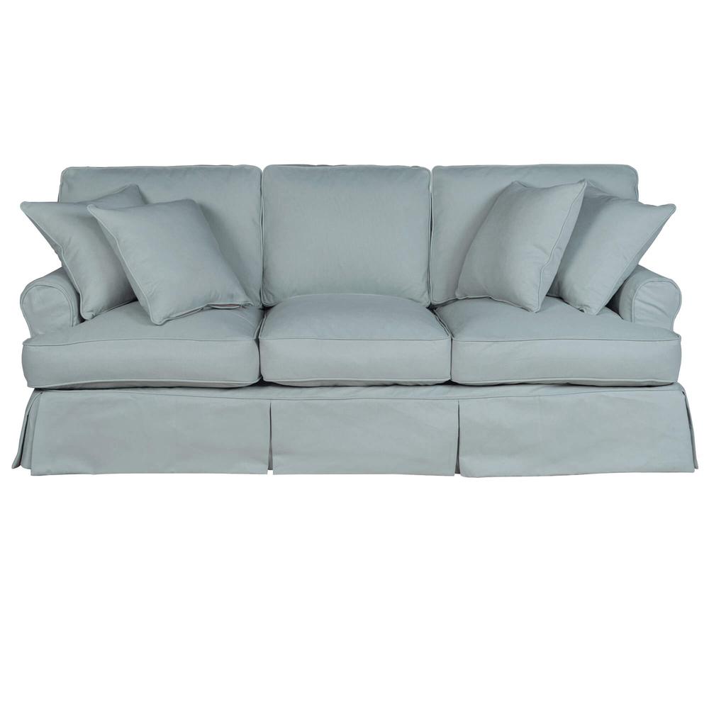 Horizon T-Cushion Slipcovered Sofa. Picture 6
