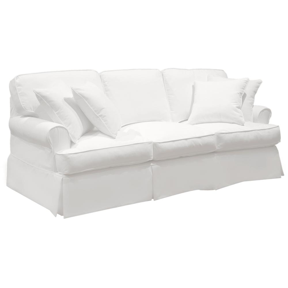 Horizon T-Cushion Slipcovered Sofa. Picture 2