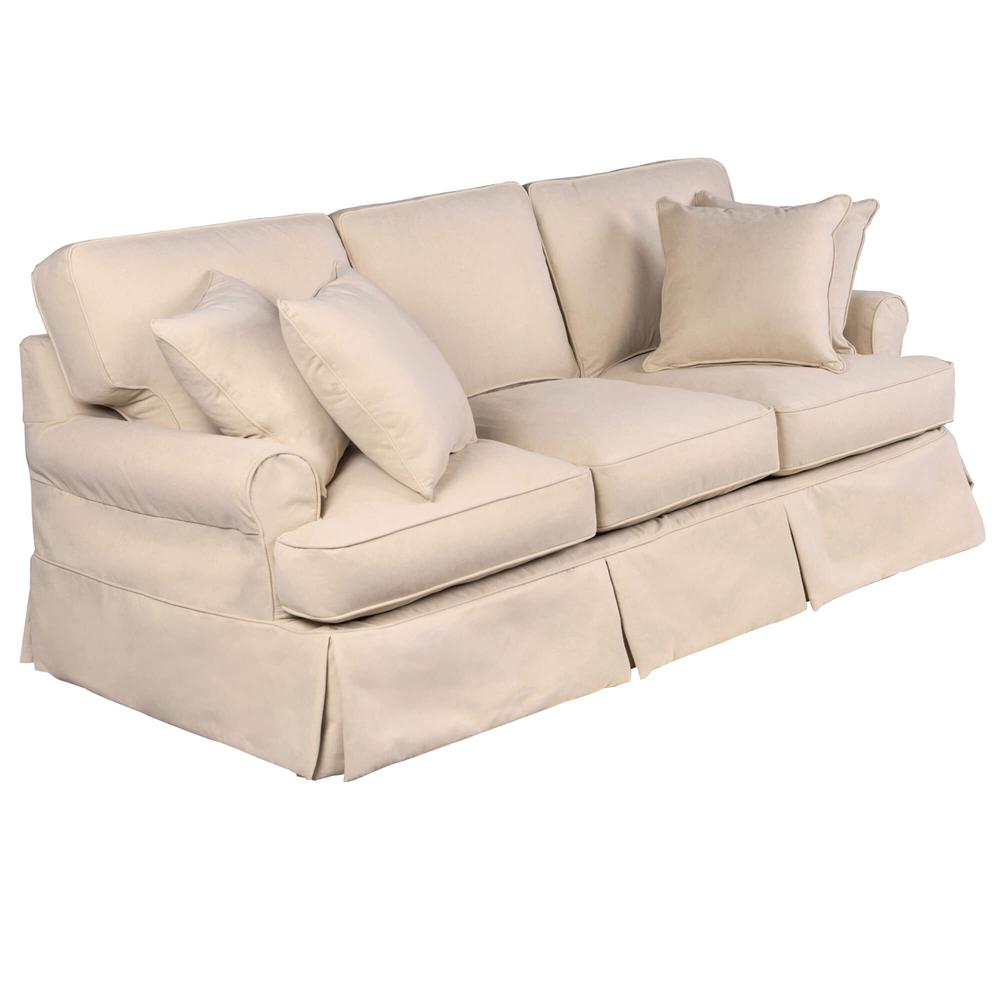 Horizon T-Cushion Slipcovered Sofa. Picture 2
