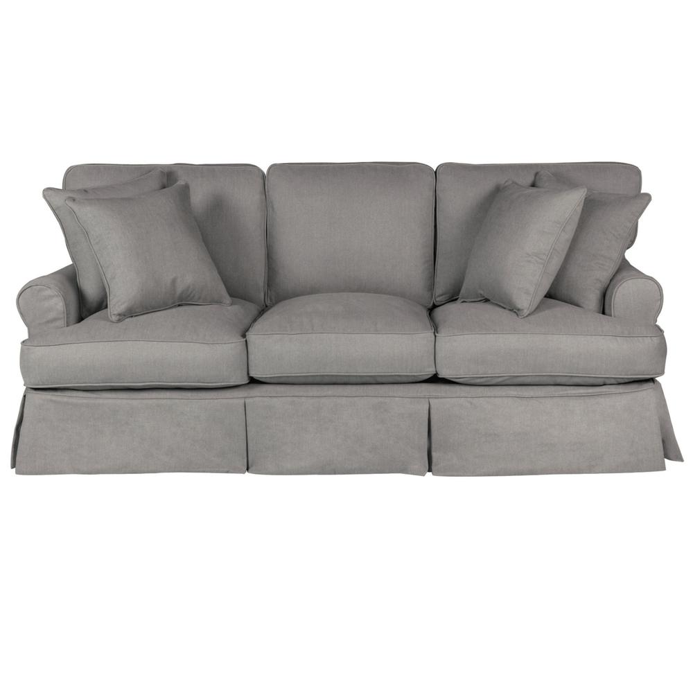 Horizon T-Cushion Slipcovered Sofa. Picture 3