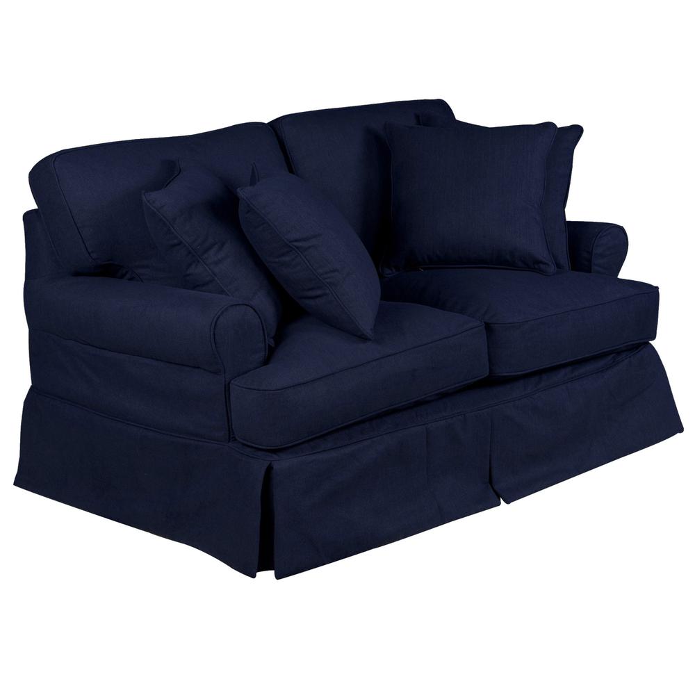 Horizon T-Cushion Slipcovered Loveseat. Picture 2