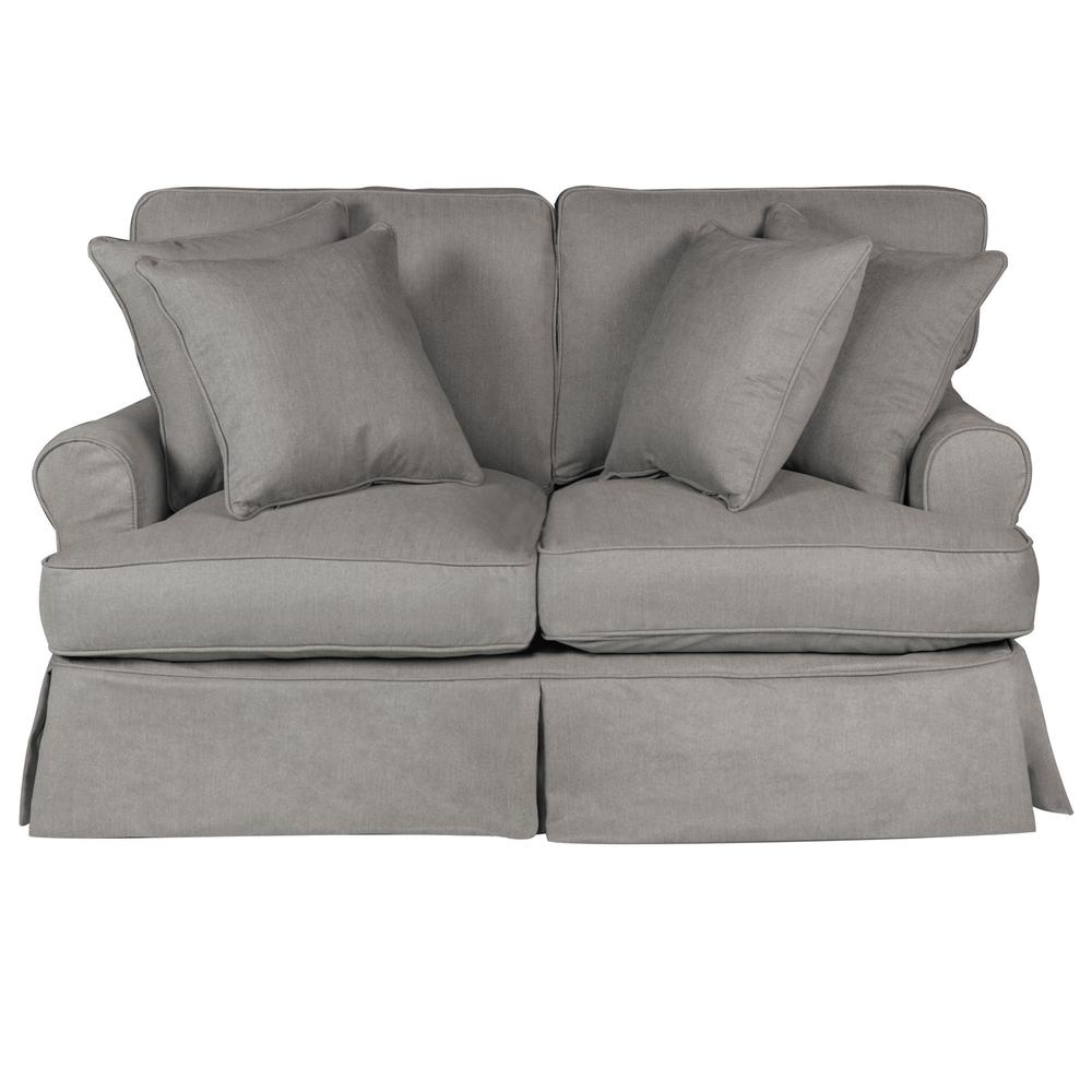 Horizon T-Cushion Slipcovered Loveseat. Picture 6